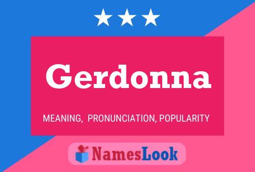 Gerdonna Naam Poster