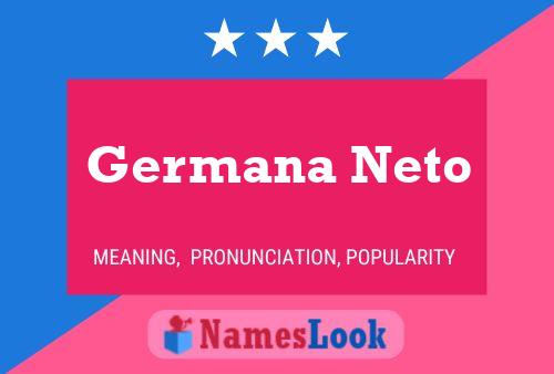 Germana Neto Naam Poster