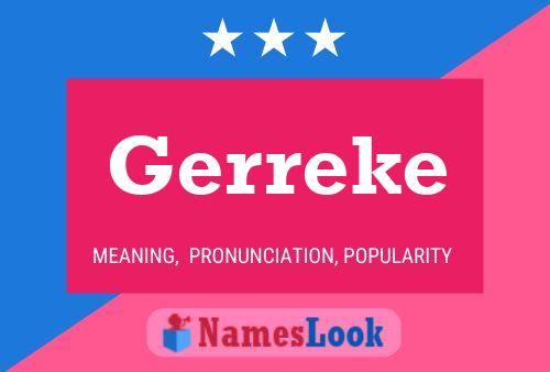 Gerreke Naam Poster