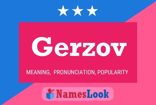 Gerzov Naam Poster