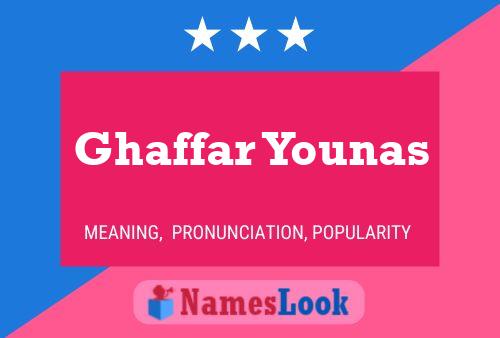 Ghaffar Younas Naam Poster