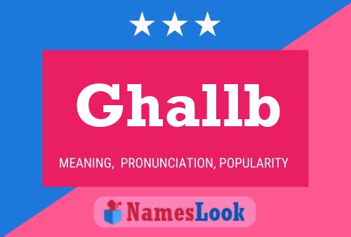 Ghallb Naam Poster