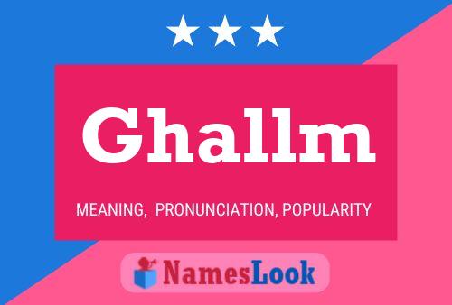 Ghallm Naam Poster