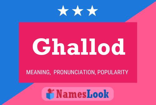 Ghallod Naam Poster