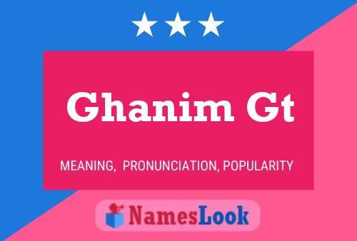 Ghanim Gt Naam Poster