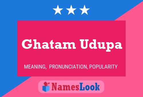 Ghatam Udupa Naam Poster