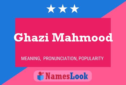 Ghazi Mahmood Naam Poster