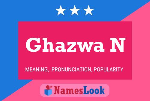 Ghazwa N Naam Poster