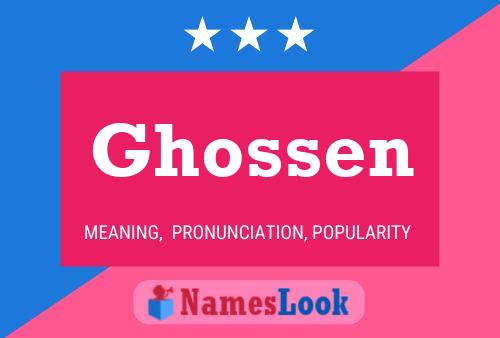 Ghossen Naam Poster