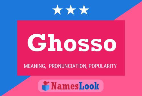 Ghosso Naam Poster