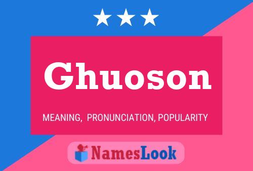 Ghuoson Naam Poster