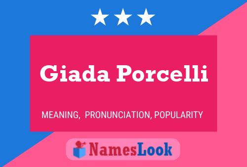 Giada Porcelli Naam Poster