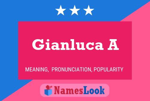 Gianluca A Naam Poster