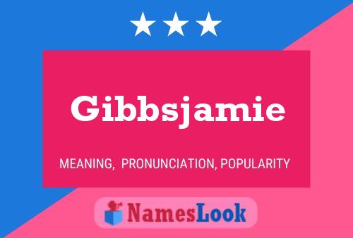 Gibbsjamie Naam Poster