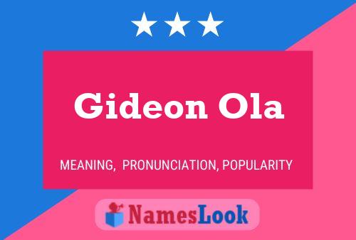 Gideon Ola Naam Poster