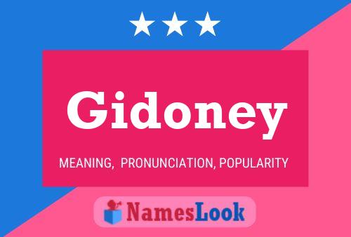 Gidoney Naam Poster