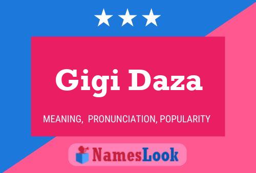 Gigi Daza Naam Poster