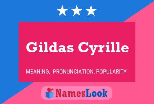 Gildas Cyrille Naam Poster