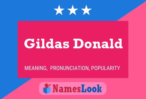 Gildas Donald Naam Poster