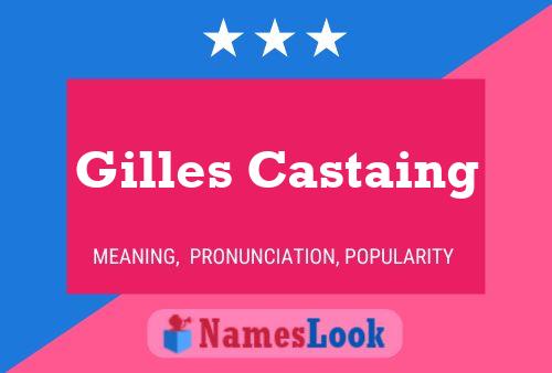 Gilles Castaing Naam Poster