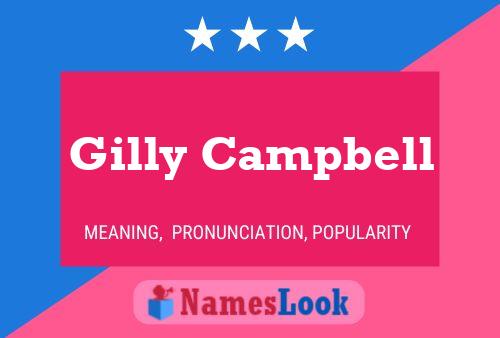 Gilly Campbell Naam Poster