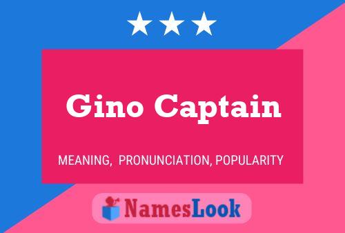 Gino Captain Naam Poster