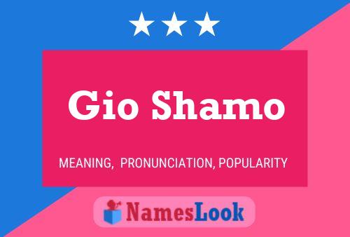 Gio Shamo Naam Poster