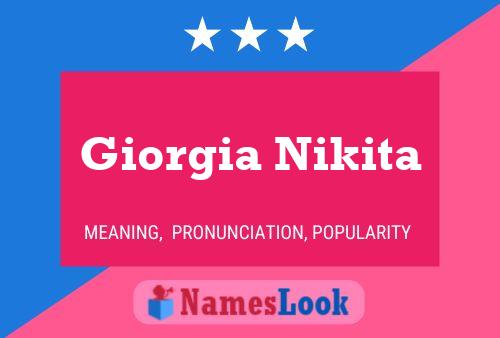 Giorgia Nikita Naam Poster