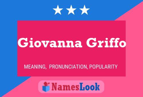 Giovanna Griffo Naam Poster