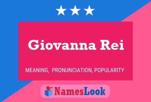 Giovanna Rei Naam Poster