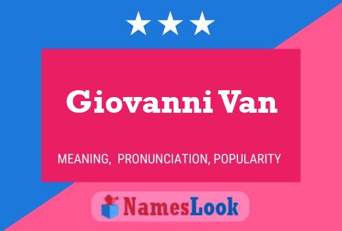 Giovanni Van Naam Poster