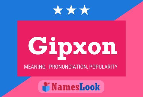 Gipxon Naam Poster