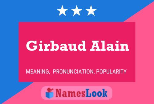 Girbaud Alain Naam Poster