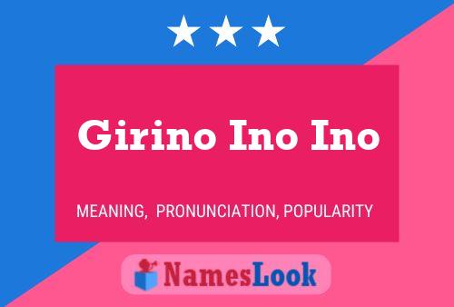 Girino Ino Ino Naam Poster