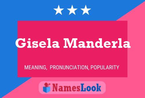 Gisela Manderla Naam Poster