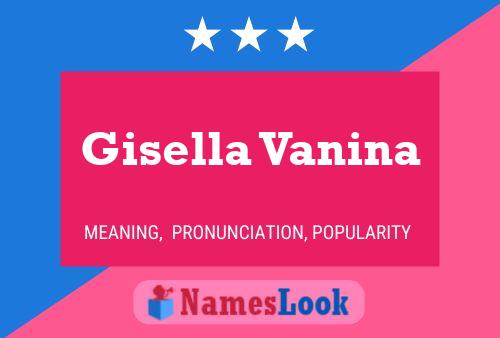 Gisella Vanina Naam Poster