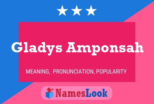 Gladys Amponsah Naam Poster