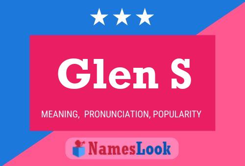 Glen S Naam Poster