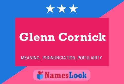 Glenn Cornick Naam Poster