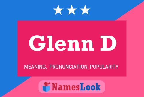 Glenn D Naam Poster