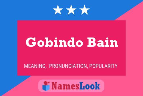 Gobindo Bain Naam Poster