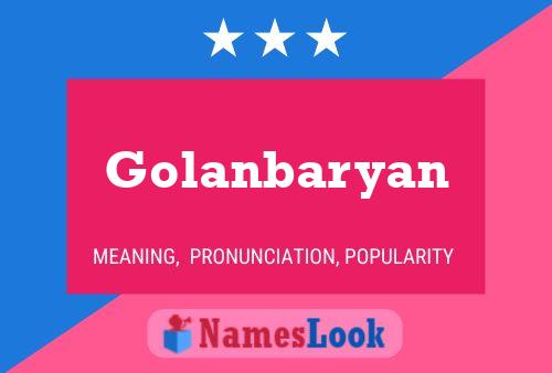 Golanbaryan Naam Poster