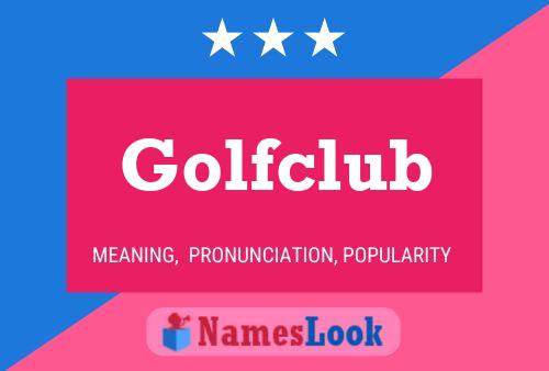 Golfclub Naam Poster