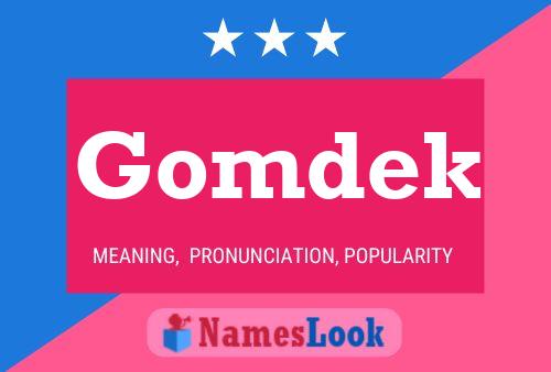 Gomdek Naam Poster