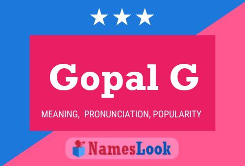 Gopal G Naam Poster