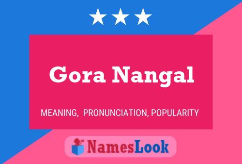 Gora Nangal Naam Poster