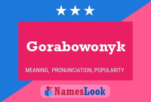 Gorabowonyk Naam Poster