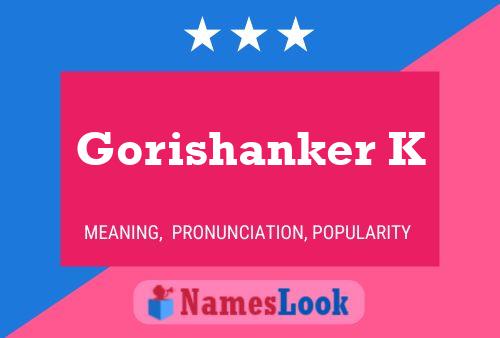 Gorishanker K Naam Poster