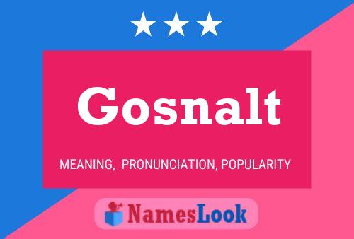 Gosnalt Naam Poster