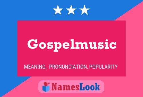 Gospelmusic Naam Poster